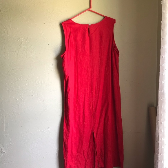 Vintage plus size tropical dress with jacket - Picture 13 of 14